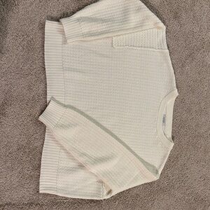 Haute Hippie Cream Crewneck Sweater